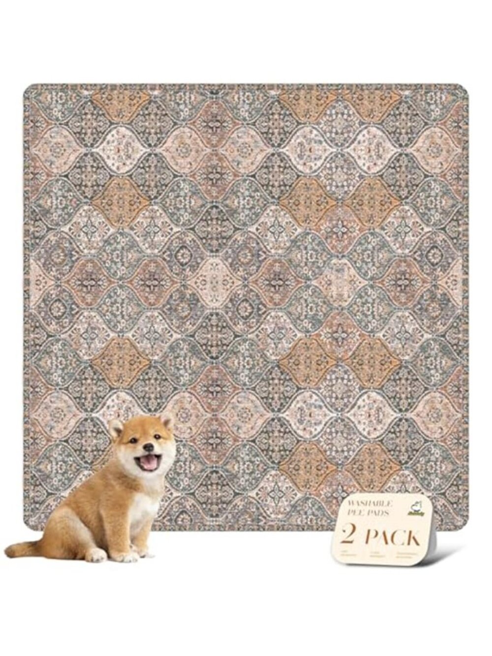 New Washable Pee Pads for Dogs, Stylish, Non-Slip and Leak-Proof Pee Pads.